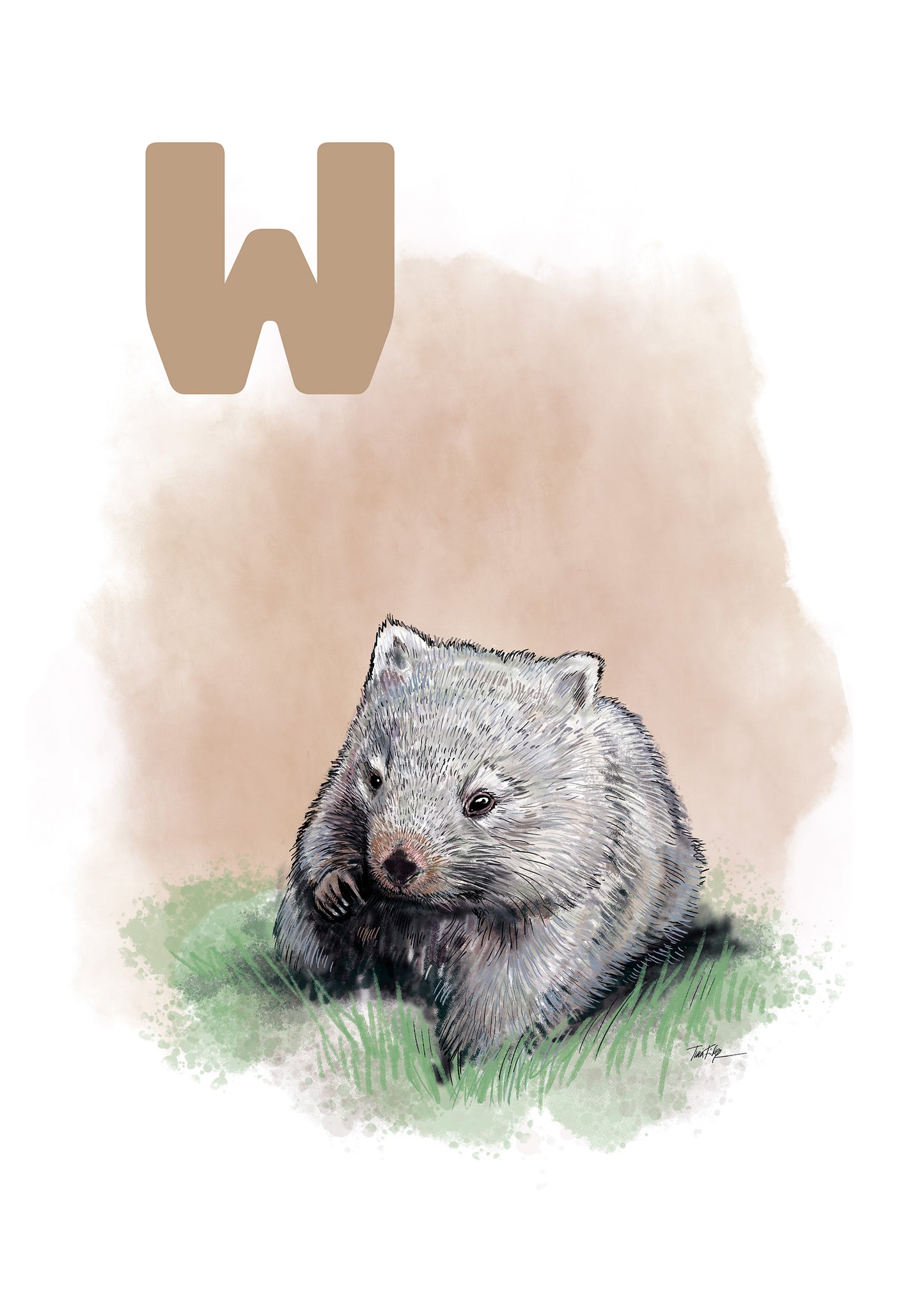 023 W WOMBAT - BEIGE