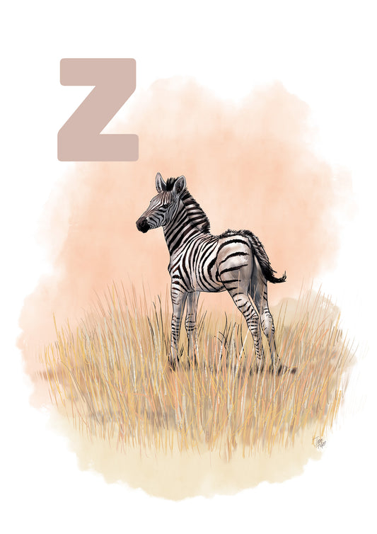 026 Z Zebra - SAND